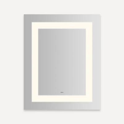 Robern Vitality Lighted Mirror, 24" x 30" x 1-3/4", Inset Light Pattern, Warm White (3000K), Dimmable, Defogger - Image 2