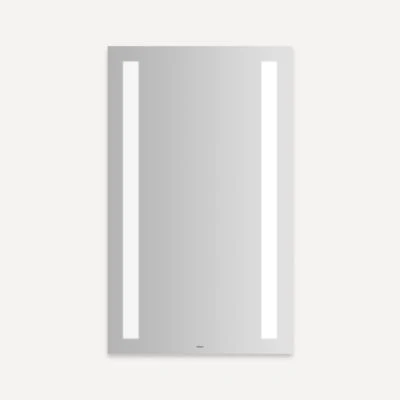 Robern Vitality Lighted Mirror, 24" x 40" x 1-3/4", Column Light Pattern, Cool White (4000K), Dimmable, Defogger - Image 2