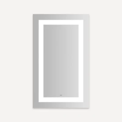 Robern Vitality Lighted Mirror, 24" x 40" x 1-3/4", Inset Light Pattern, Cool White (4000K), Dimmable, Defogger - Image 2