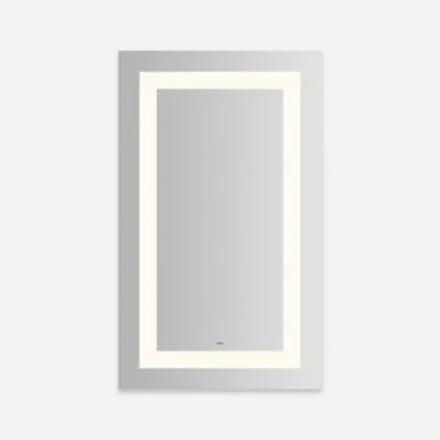 Robern Vitality Lighted Mirror, 24" x 40" x 1-3/4", Inset Light Pattern, Warm White (3000K), Defogger - Image 2