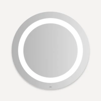 Robern Vitality Lighted Mirror, 30" Round, Inset Light Pattern, Cool White (4000K), Dimmable, Defogger - Image 2