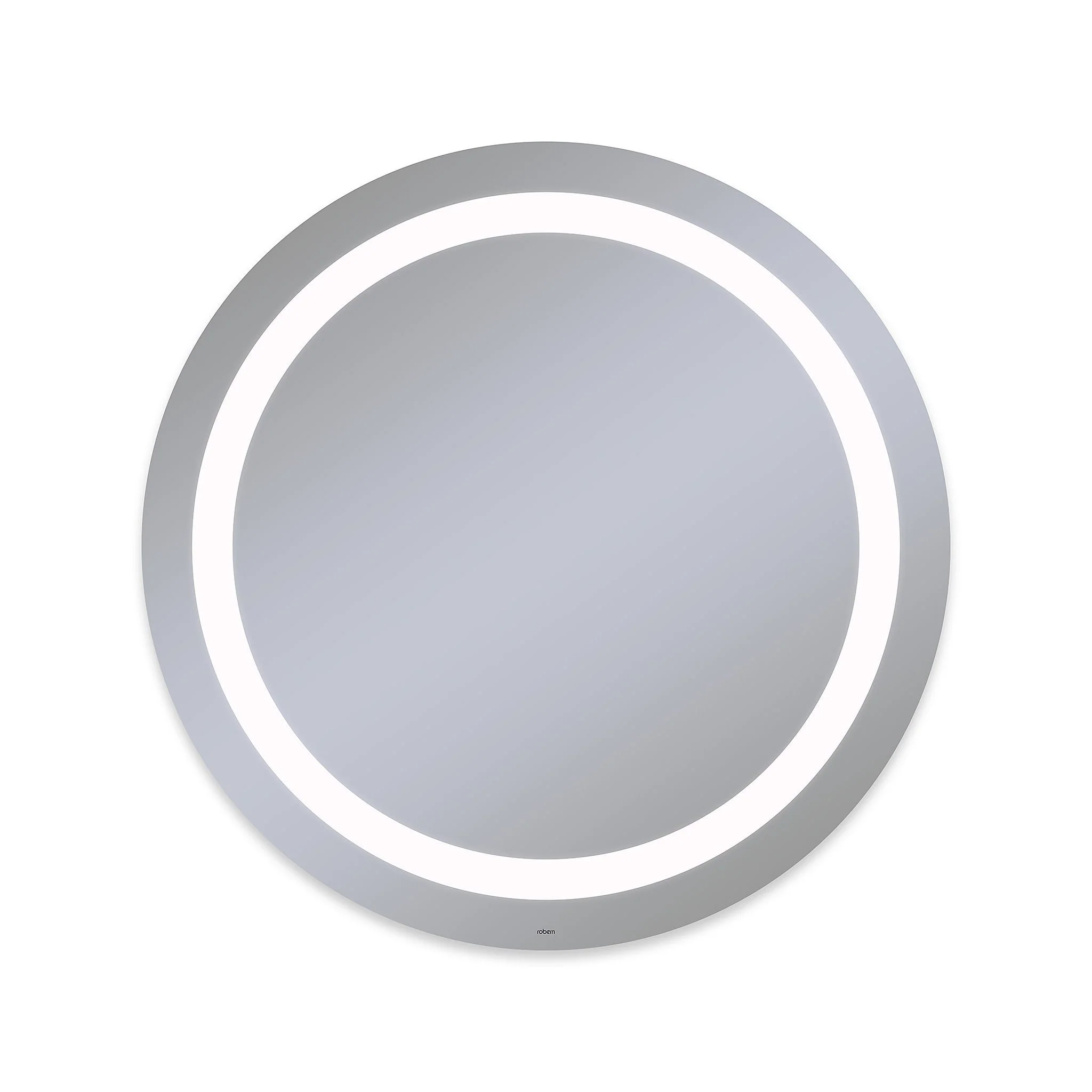 Robern Vitality Lighted Mirror, 40" Round, Inset Light Pattern, Cool White (4000K), Dimmable, Defogger