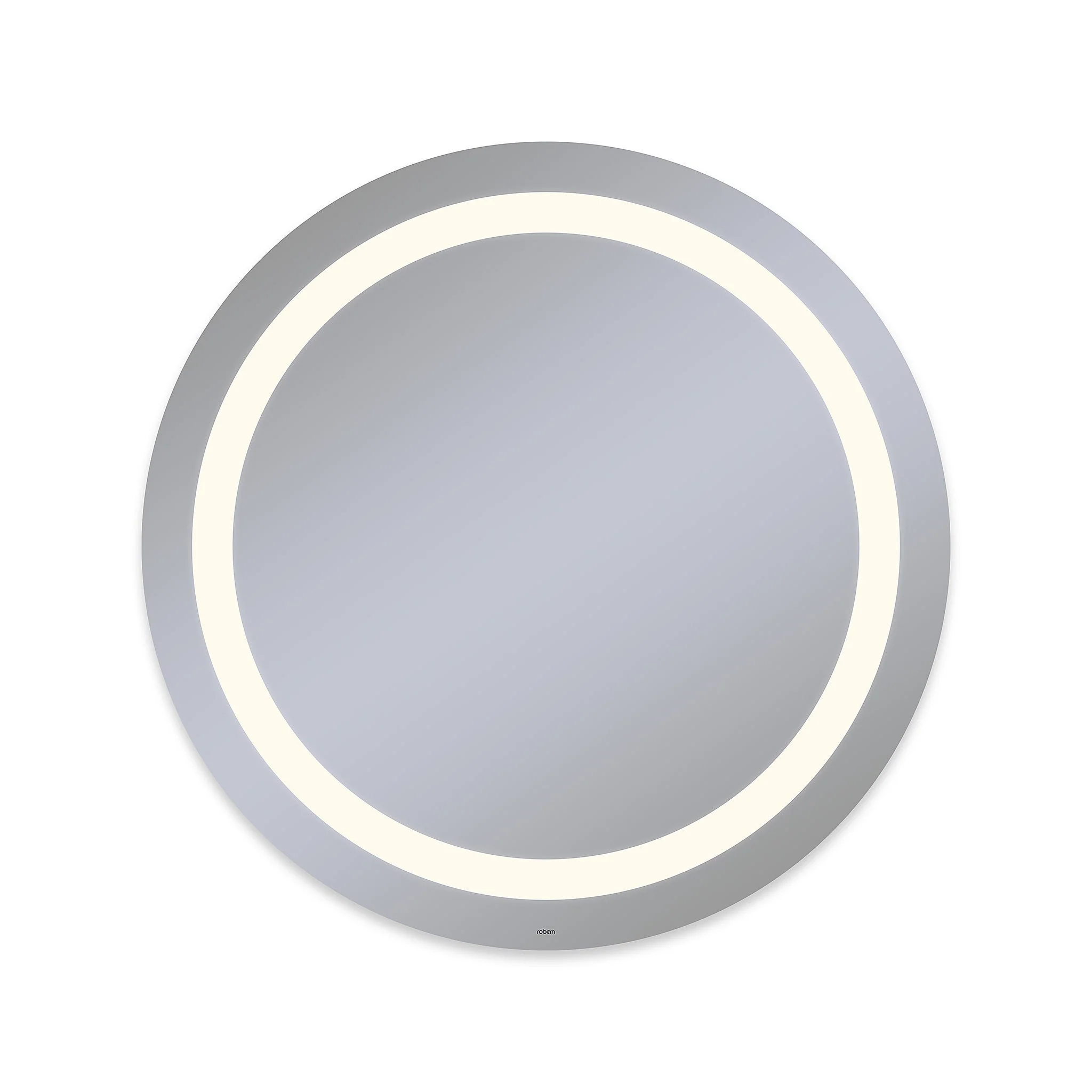 Robern Vitality Lighted Mirror, 40" Round, Inset Light Pattern, Warm White (3000K), Dimmable, Defogger