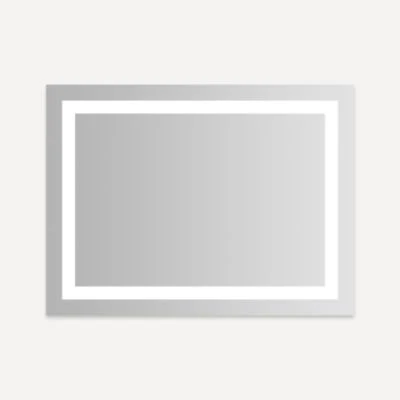 Robern Vitality Lighted Mirror, 48" x 36" x 1-3/4", Inset Light Pattern, Cool White (4000K), Dimmable, Defogger, Flippable - Image 2