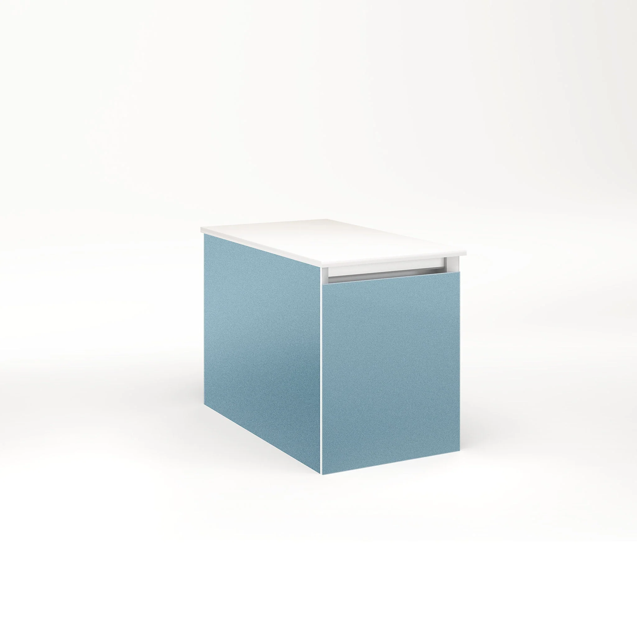 robern VM12H2D21F23S Cartesian Vanity, 12" x 15" x 21", Ocean, Full Drawer, Selectable Night Light, 2700K/4000K Temperature (Warm/Cool Light)