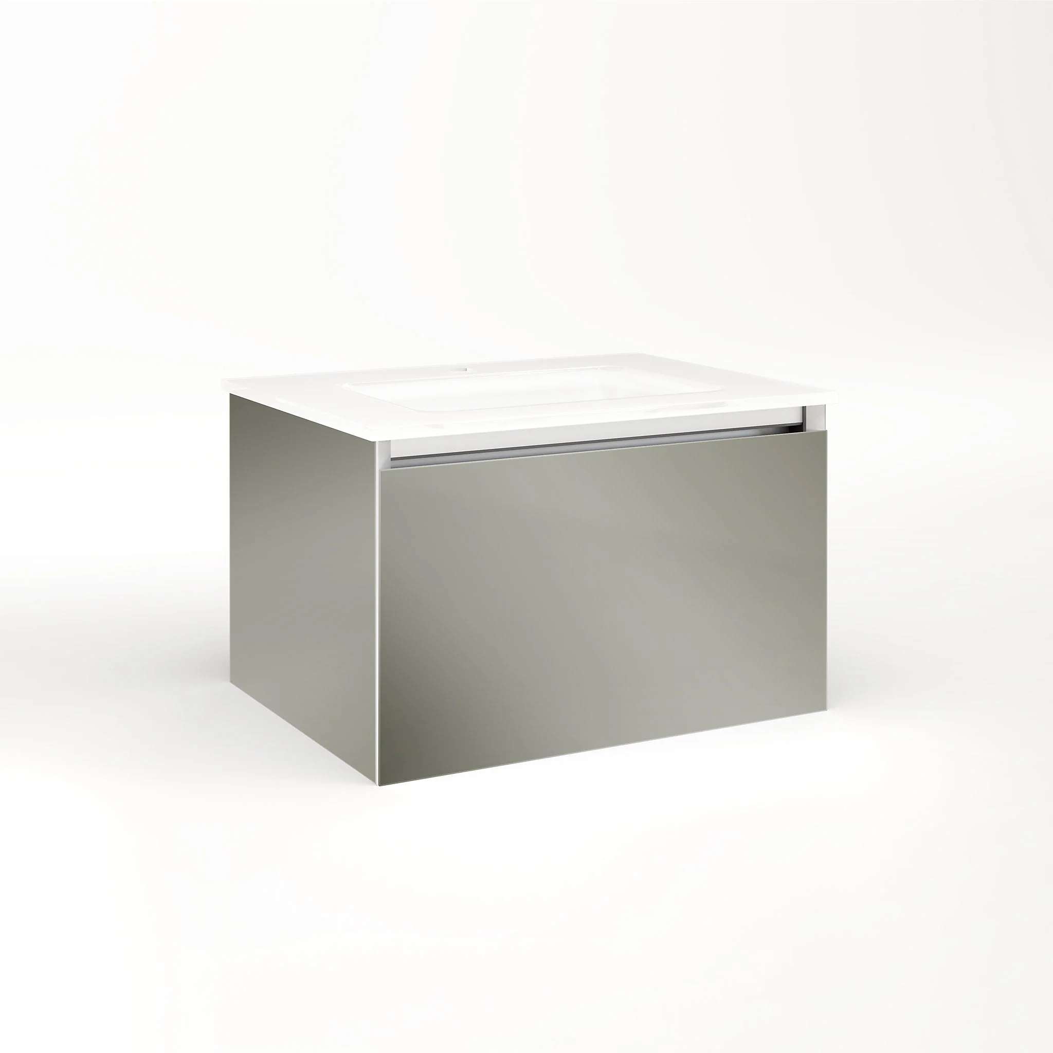 robern VM24H2D18F10S Cartesian Vanity, 24" x 15" x 18", Mirror, Full Drawer, Selectable Night Light, 2700K/4000K Temperature (Warm/Cool Light)