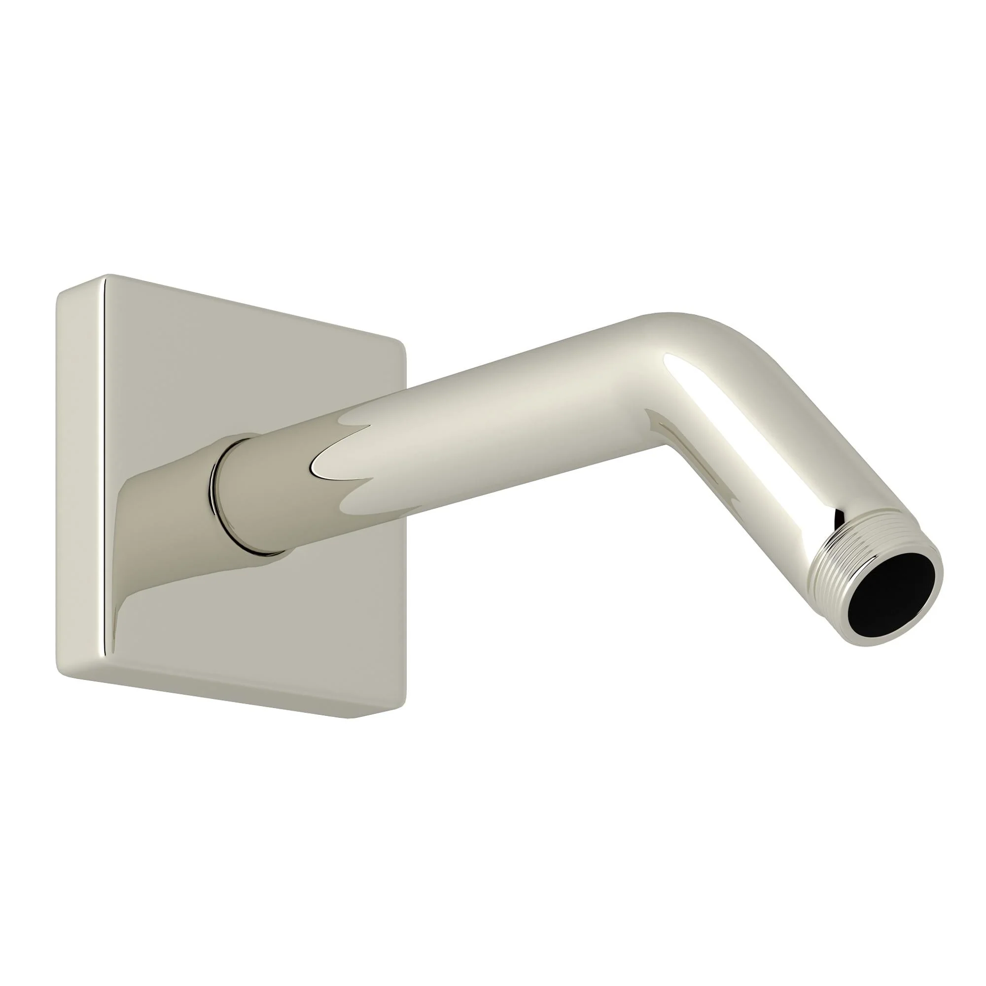 ROHL 1442/6 7" Reach Wall Mount Shower Arm With Square Escutcheon - Image 2