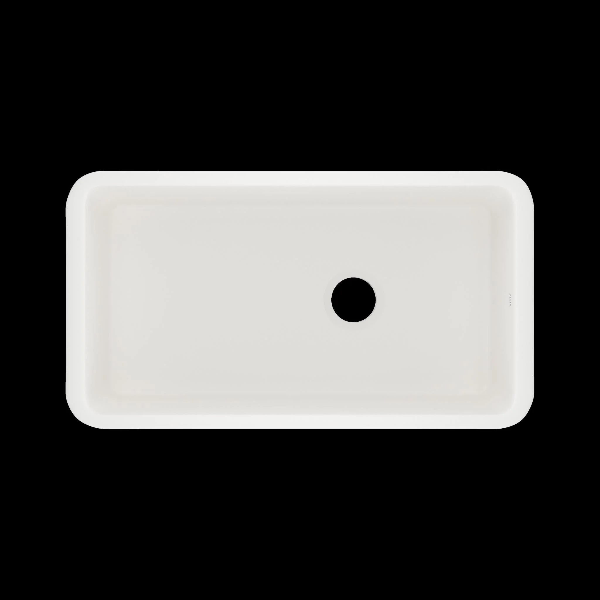 ROHL 6497 Allia 34" Fireclay Single Bowl Undermount Kitchen Sink - Image 3