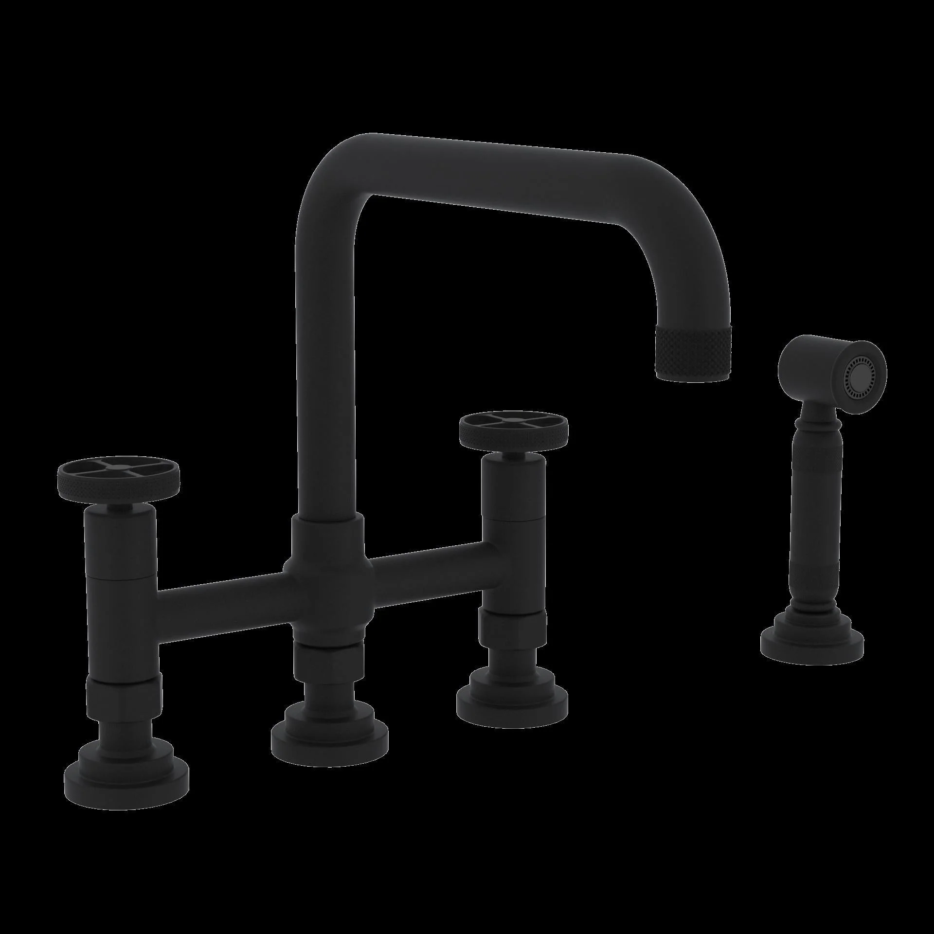 ROHL A3358WS Campo Bridge Kitchen Faucet With Side Spray - Image 10