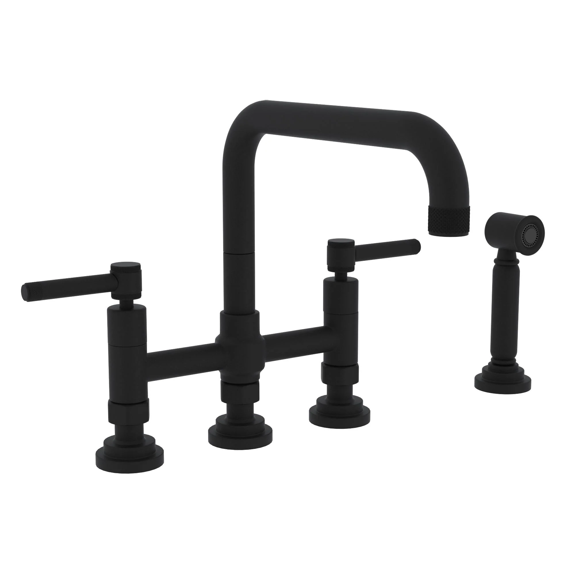 ROHL A3358WS Campo Bridge Kitchen Faucet With Side Spray - Image 3