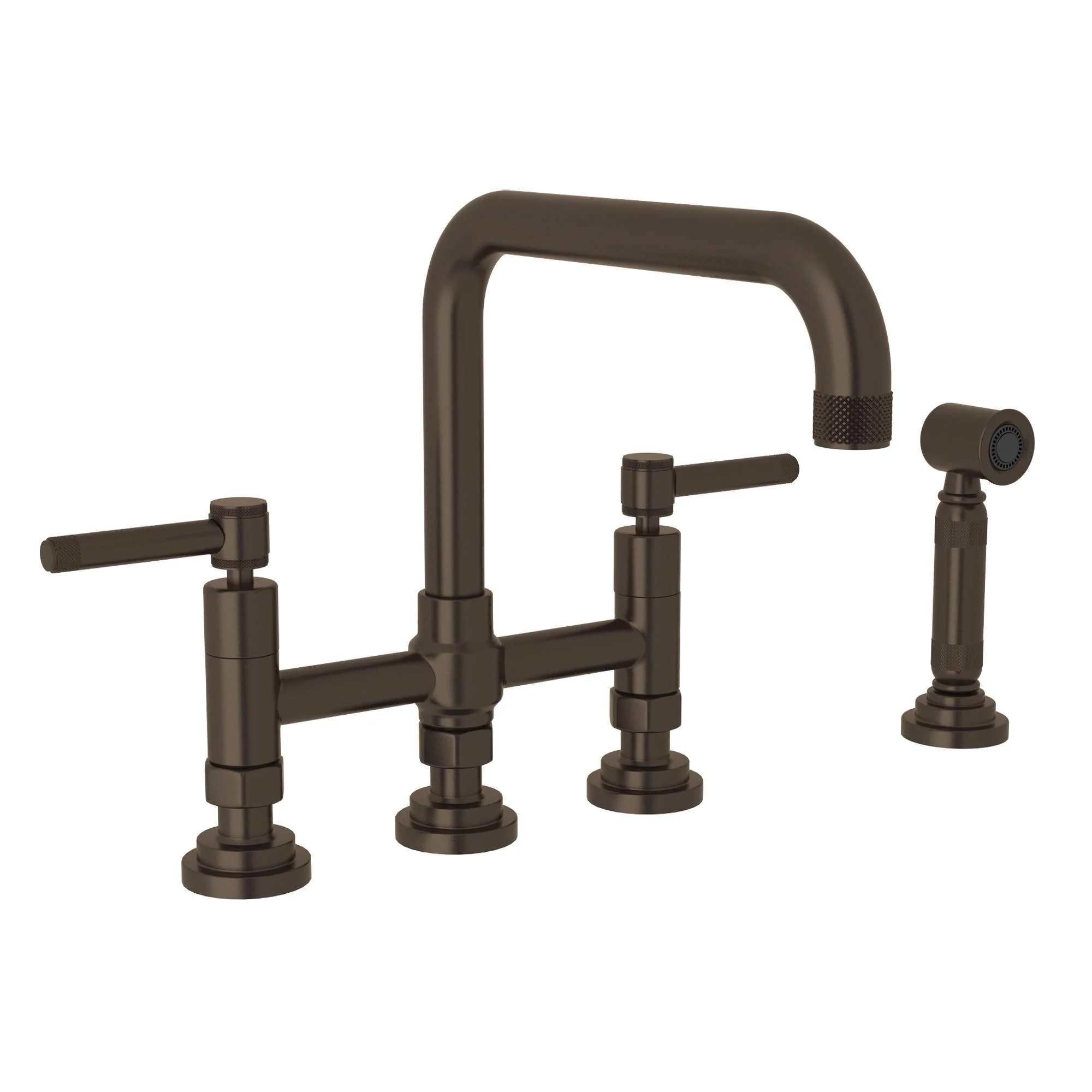 ROHL A3358WS Campo Bridge Kitchen Faucet With Side Spray - Image 6