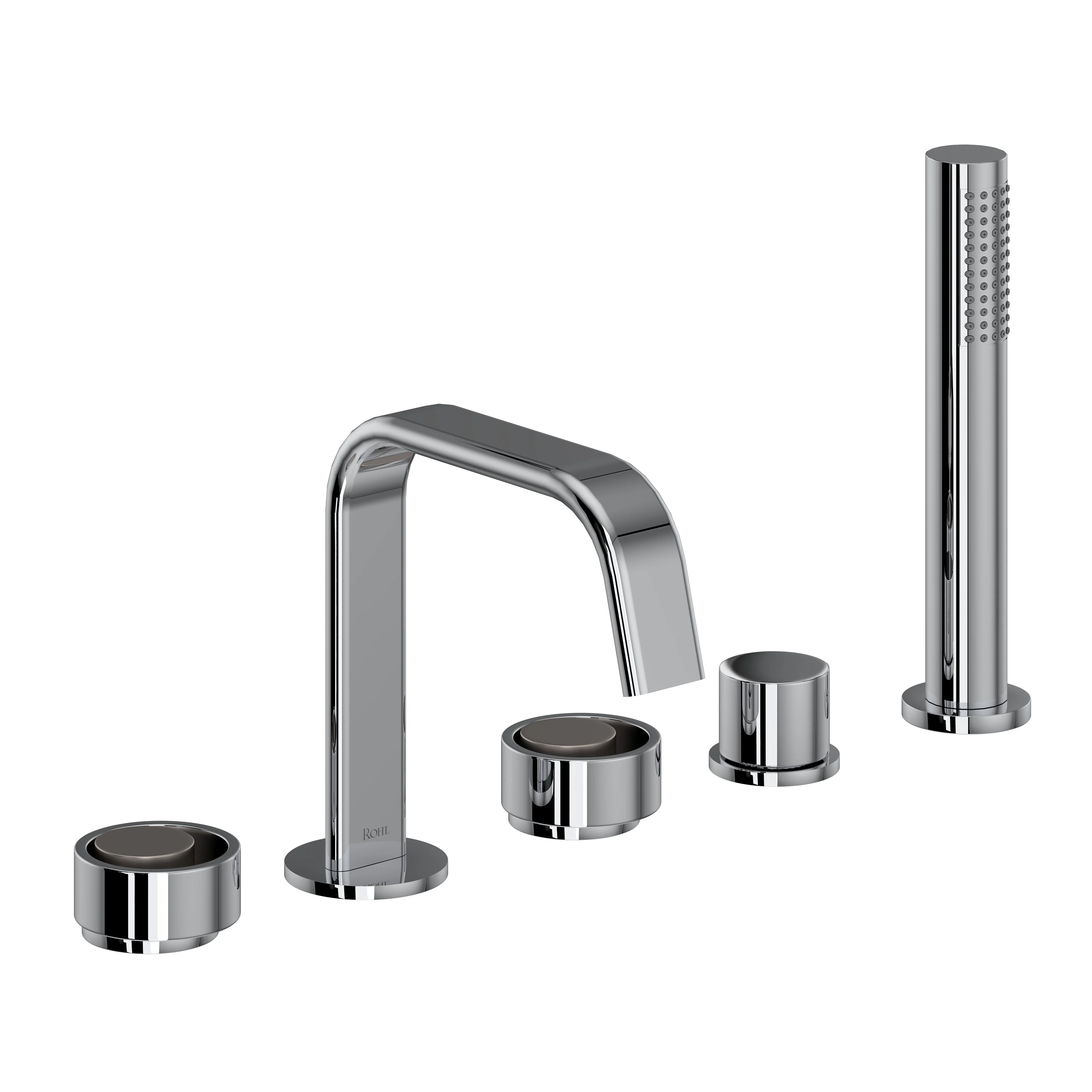 ROHL EC05D5 Eclissi 5-Hole Deck Mount Tub Filler With U-Spout - Image 8