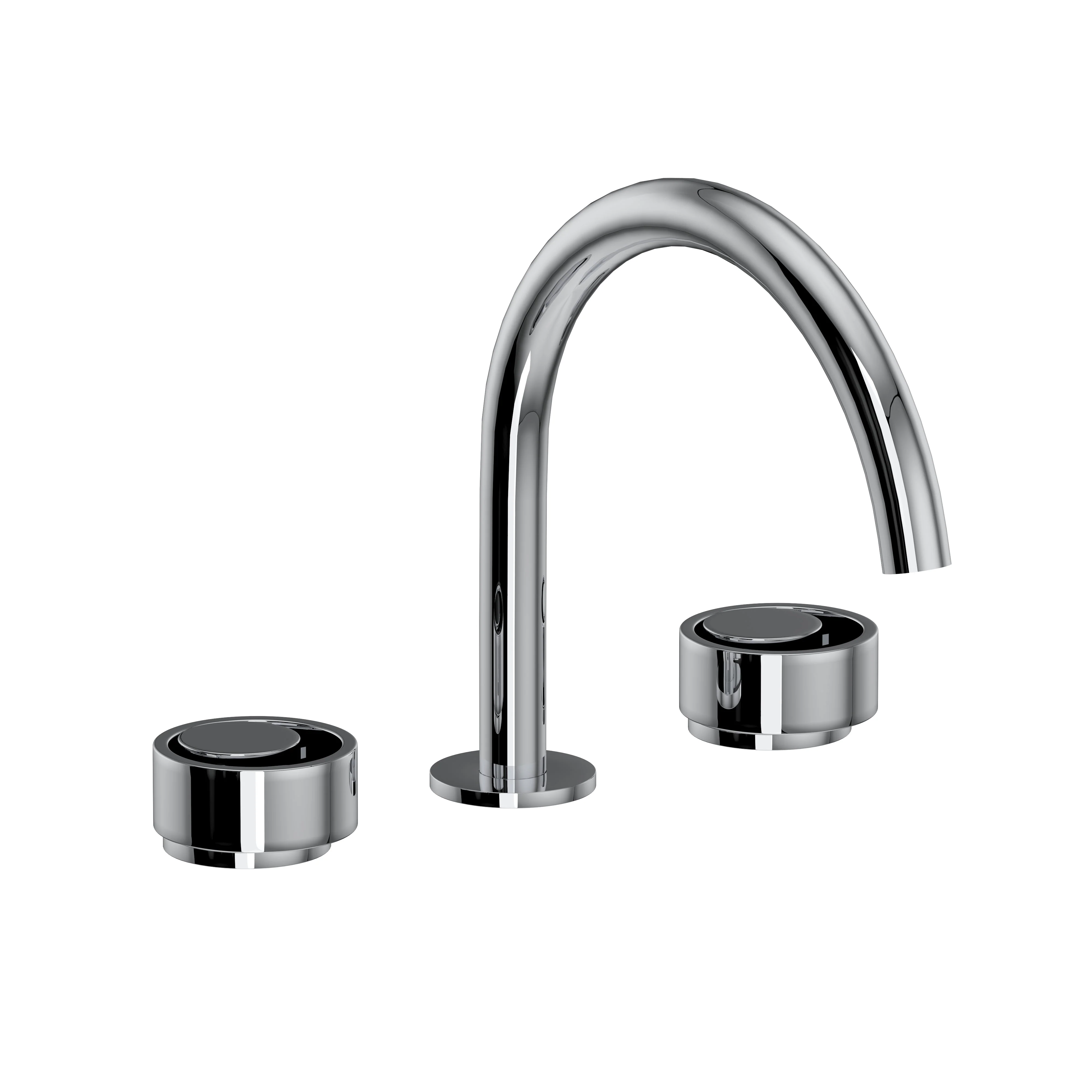 ROHL EC08D3 Eclissi Widespread Lavatory Faucet With C-Spout
