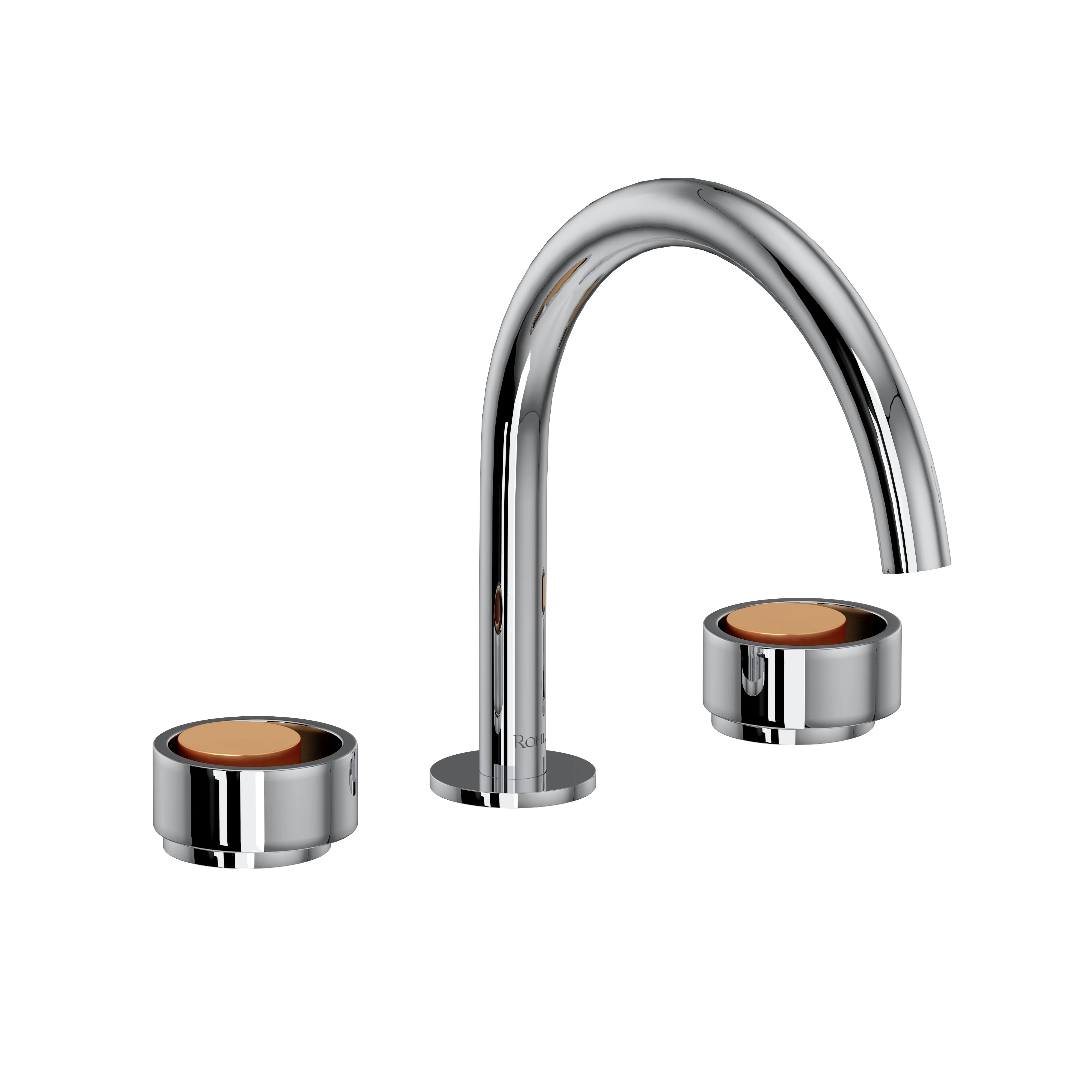 ROHL EC08D3 Eclissi Widespread Lavatory Faucet With C-Spout - Image 7