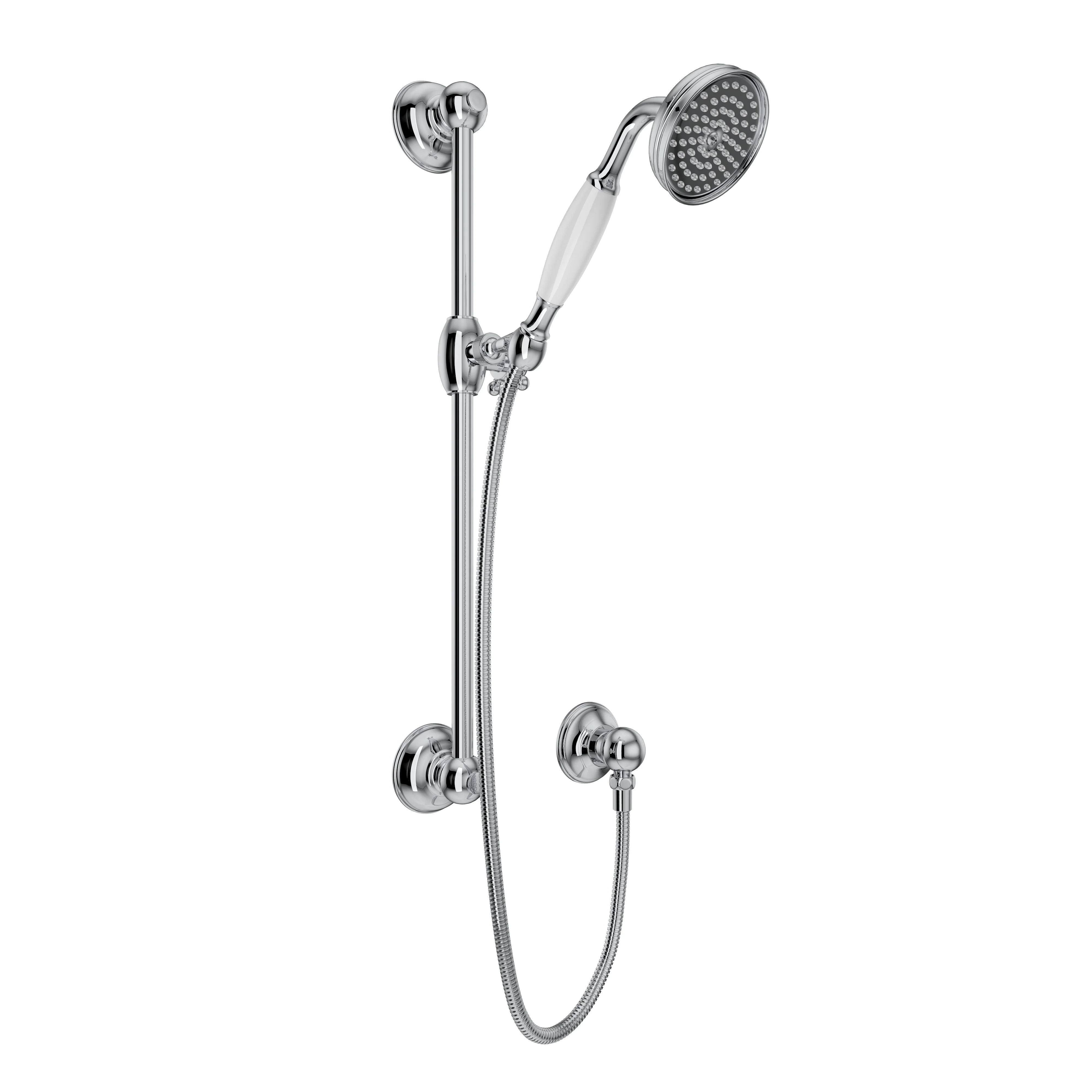 ROHL 1300E Handshower Set With 22" Slide Bar and Single Function Handshower