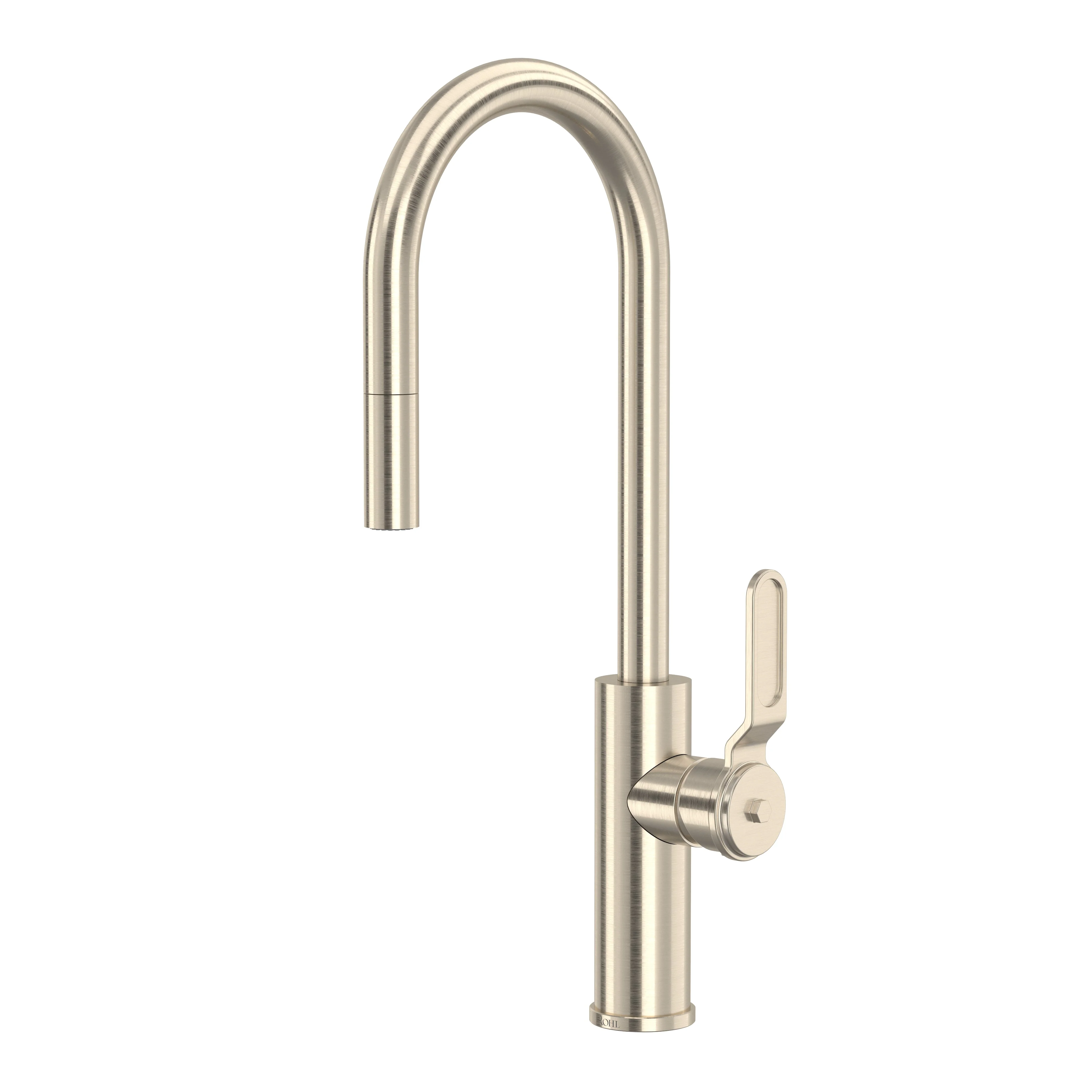 ROHL MY65D1 Myrina Pull-Down Bar/Food Prep Kitchen Faucet with C-Spout - Image 5