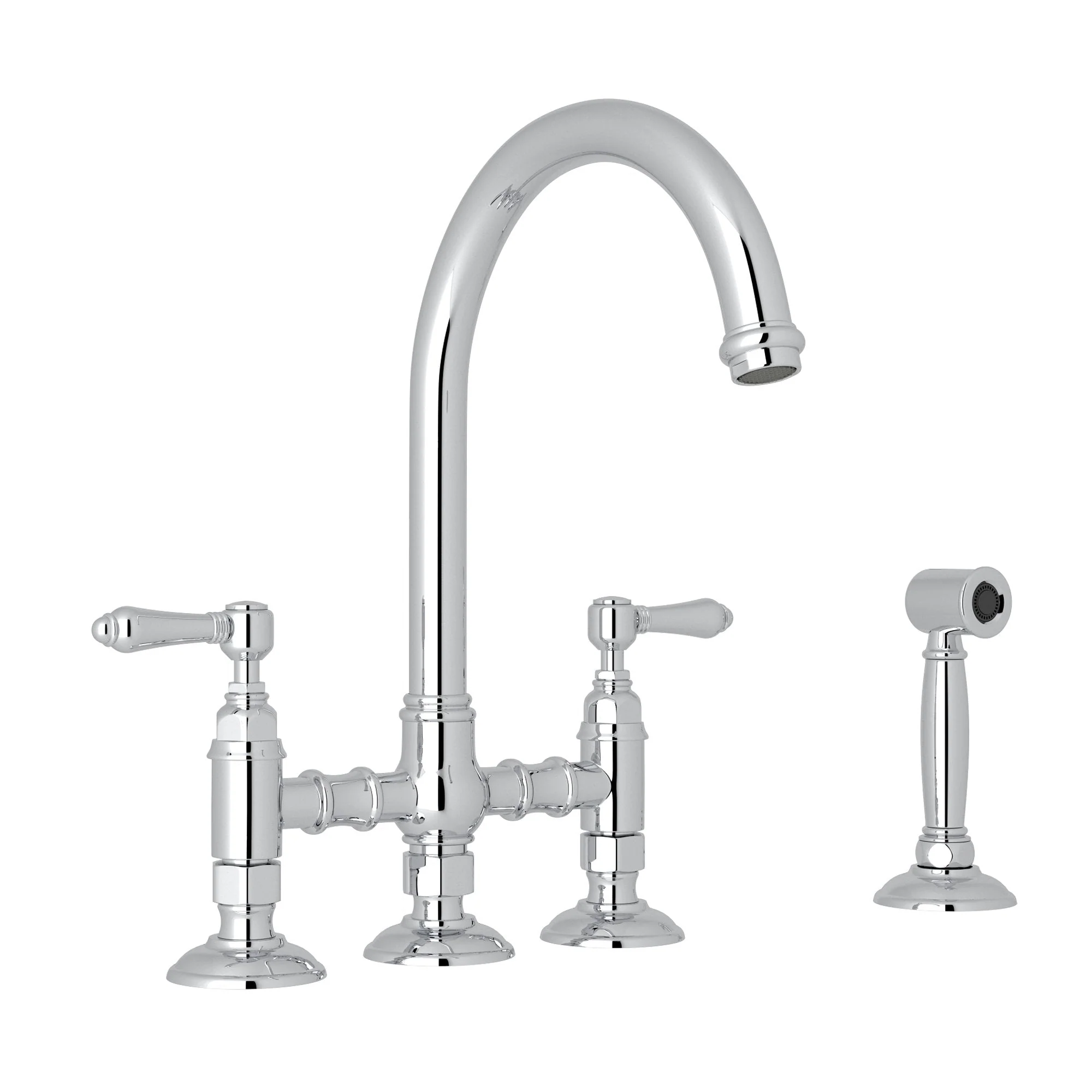 ROHL A1461WS San Julio® Bridge Kitchen Faucet With Side Spray