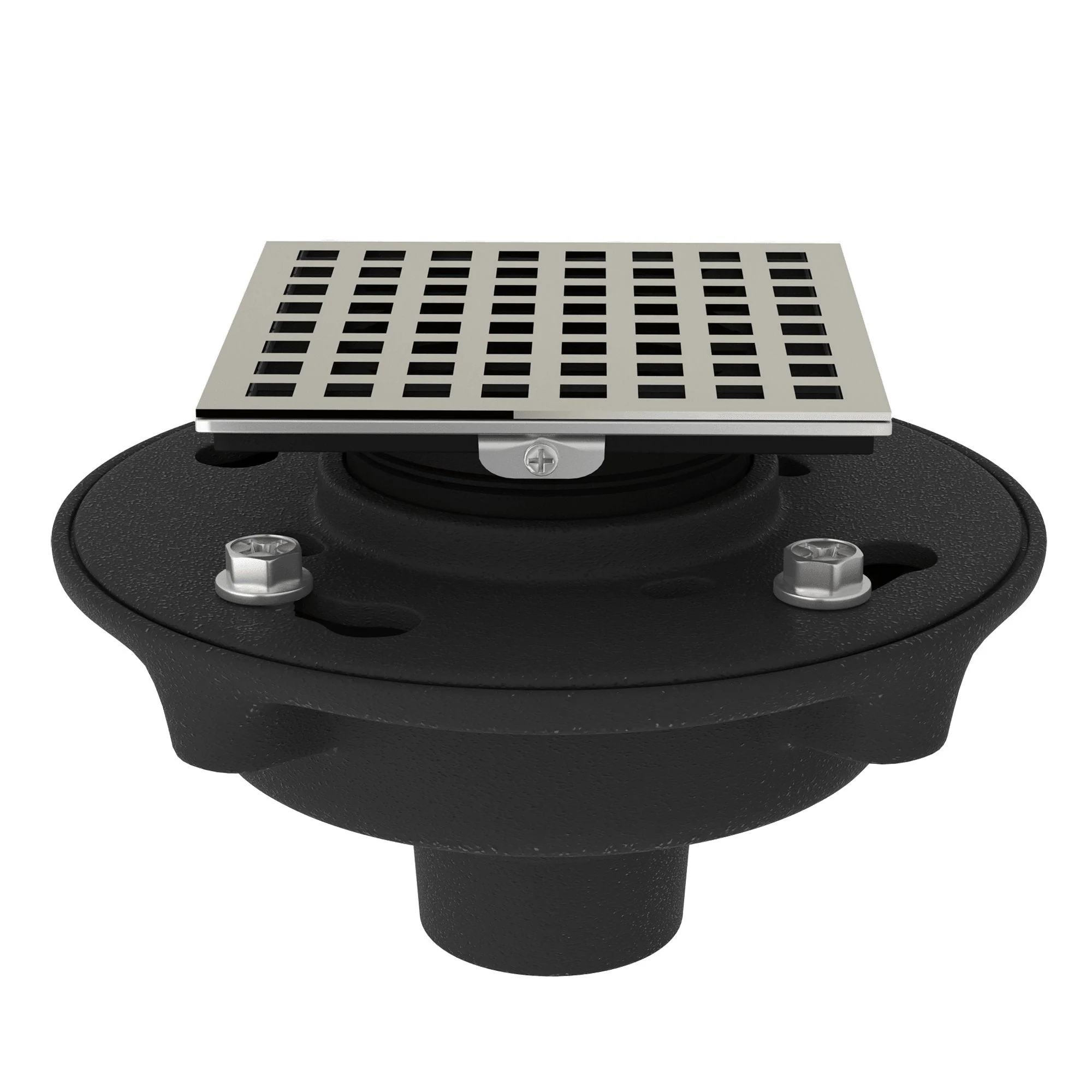 ROHL SDCI2-3143 Cast Iron 2" No Hub Drain Kit With 3143 Matrix Decorative Cover - Image 2