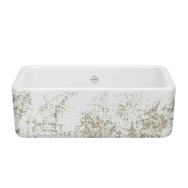 Shaws RC3018 30" Lancaster Single Bowl Farmhouse Apron Front Fireclay Kitchen Sink - Image 4