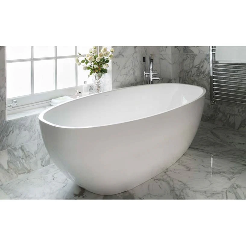 Victoria+Albert VE2 Vetralla 65" x 29" Freestanding Soaking Bathtub - Image 4